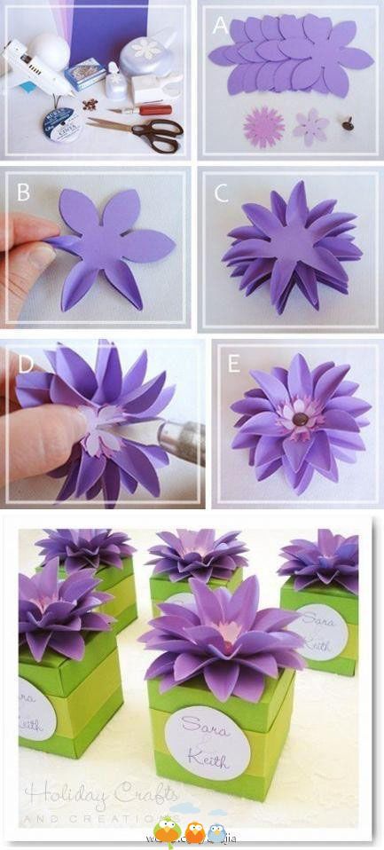 kwiaty z papieru
