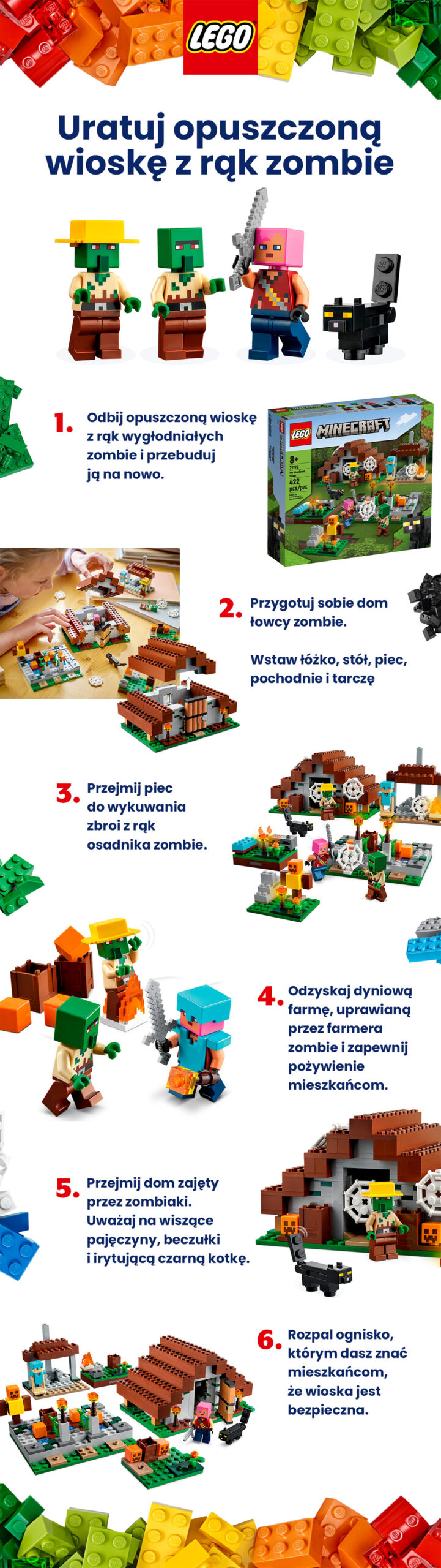 Lego - infografika Zombie