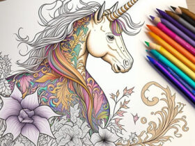 kolorowanka z jednorożcem unicorn do druku