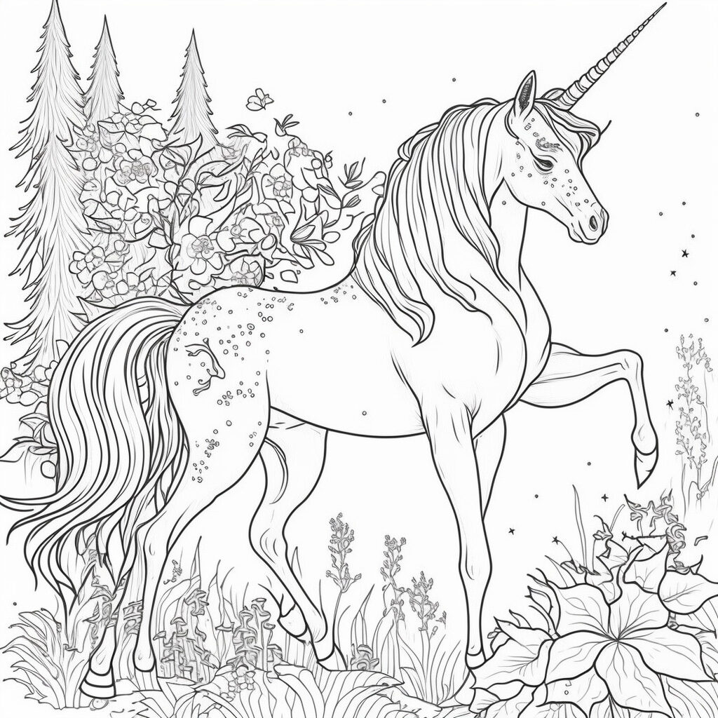 Kolorwanka jednorożec, unicorn